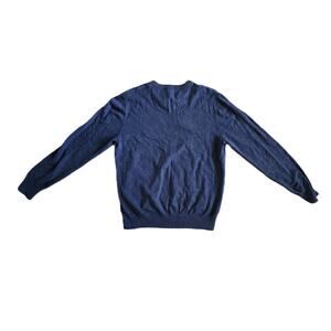 Mens Mark Law Cotton Long Sleeve Sweater V Neck